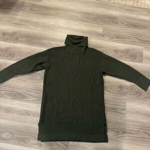 BTBFM green turtleneck sweater dress size XL